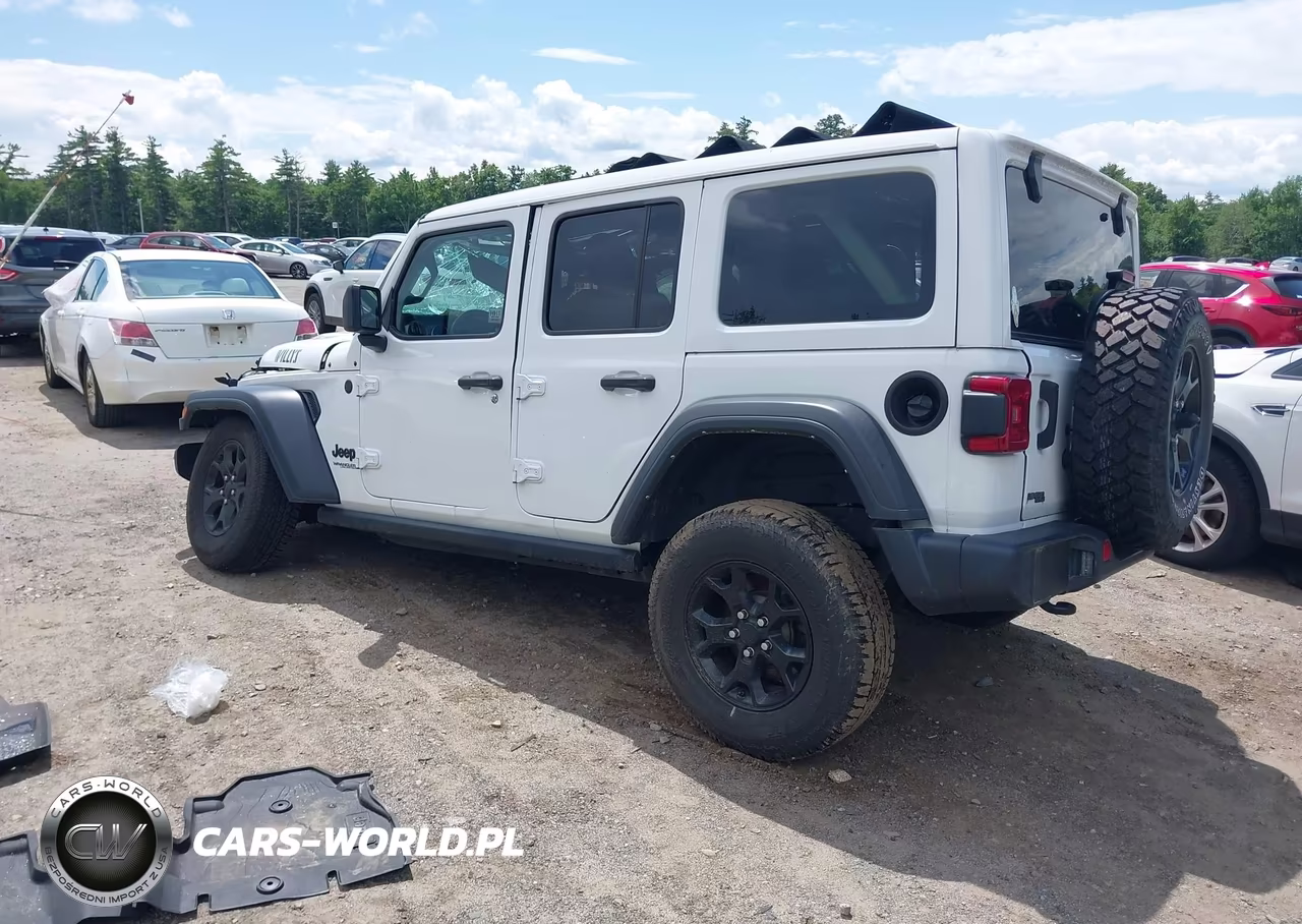 2021 Jeep Wrangler Unlimited Willys 4X4 VIN:1C4HJXDG4MW750925 - 3
