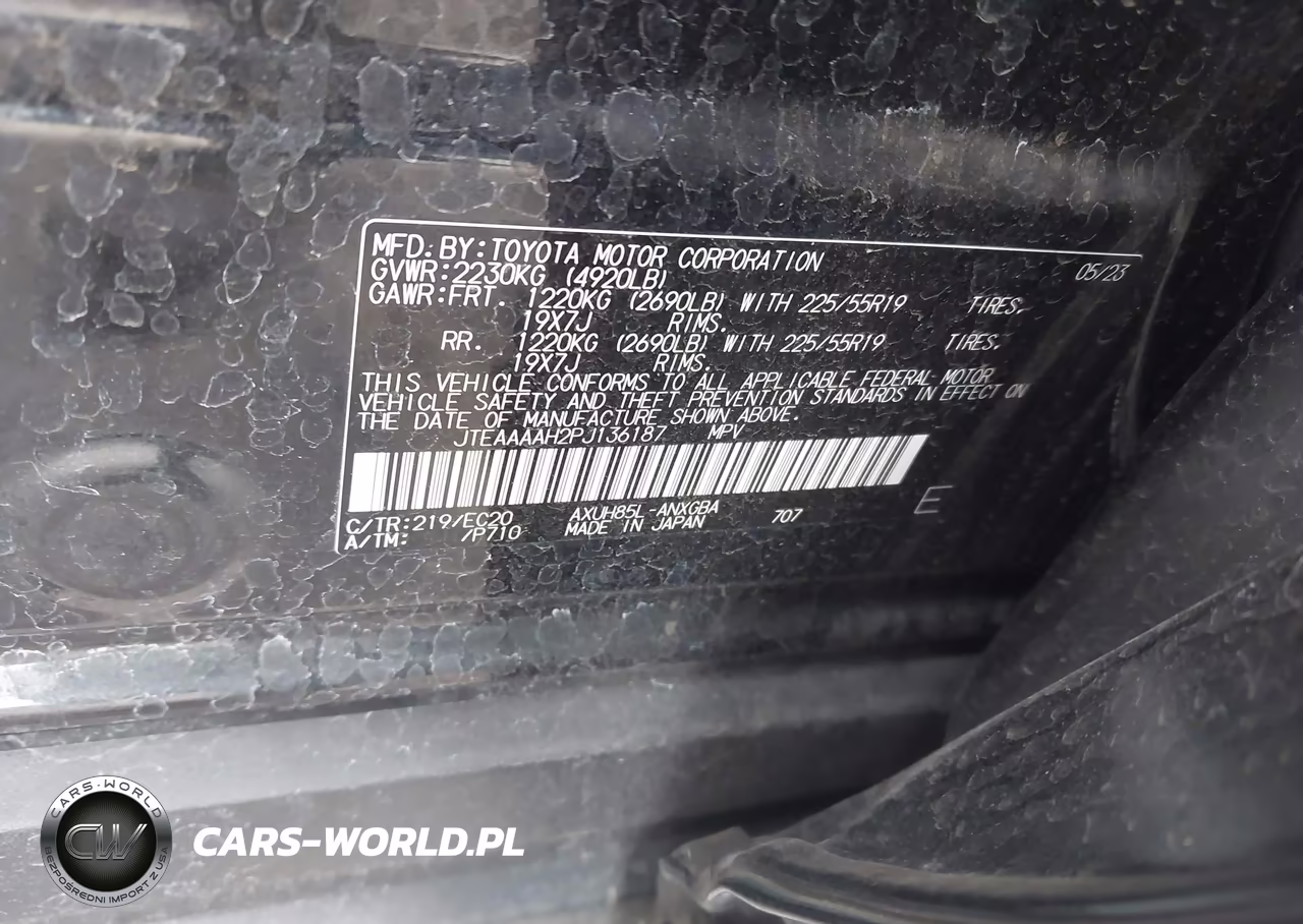 2023 Toyota Venza Xle VIN:JTEAAAAH2PJ136187 - 9