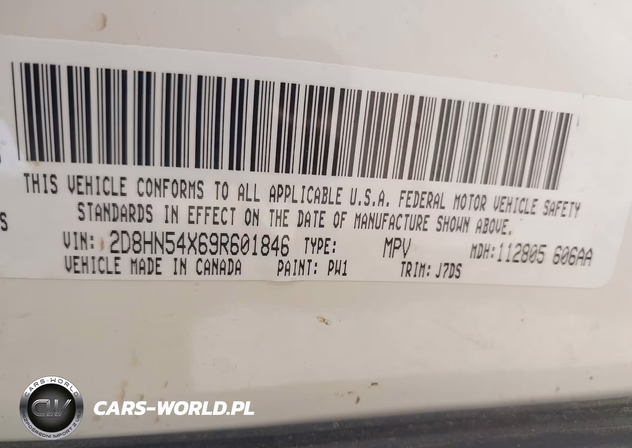 2009 Dodge Grand Caravan Sxt VIN:2D8HN54X69R601846 - 9