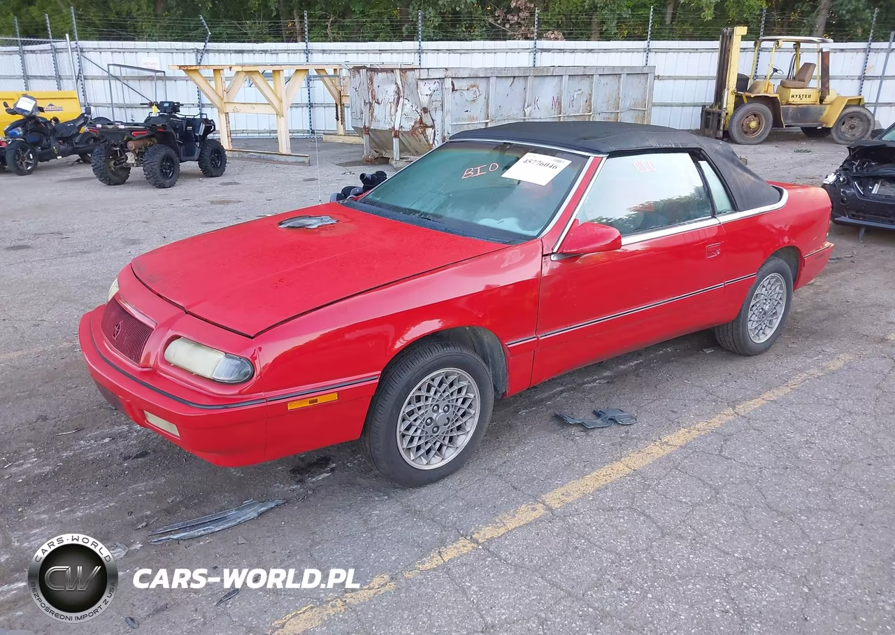 1993 Chrysler Lebaron VIN:1C3XU4537PF579299 - 2