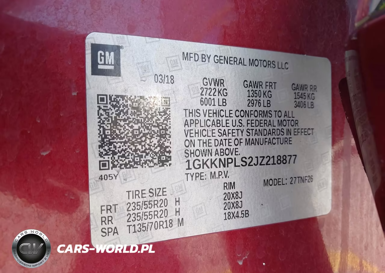 2018 GMC Acadia Denali VIN:1GKKNPLS2JZ218877 - 9