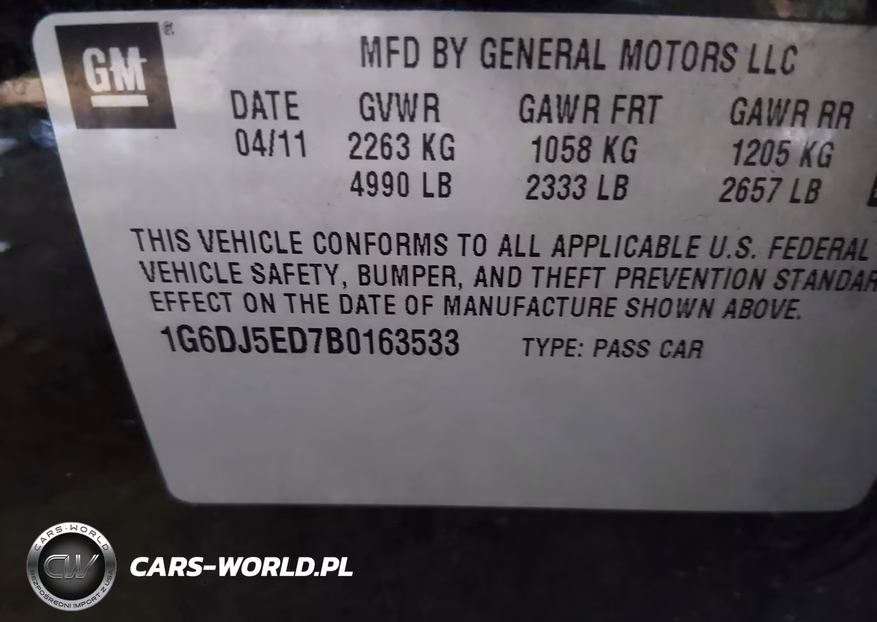 2011 Cadillac Cts Performance VIN:1G6DJ5ED7B0163533 - 9