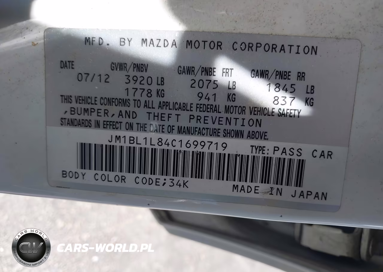 2012 Mazda Mazda3 I Touring VIN:JM1BL1L84C1699719 - 9