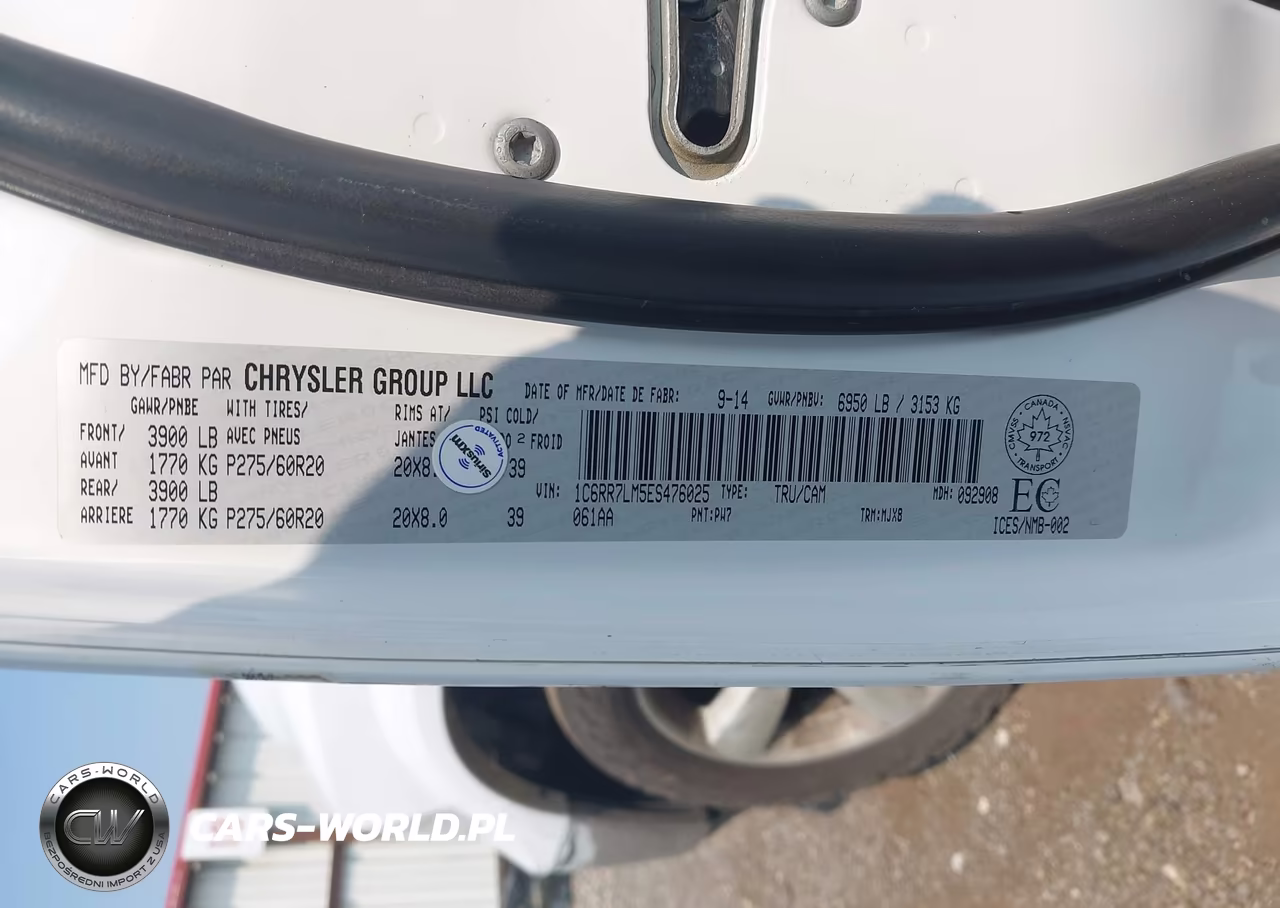 2014 Ram 1500 Slt VIN:1C6RR7LM5ES476025 - 9