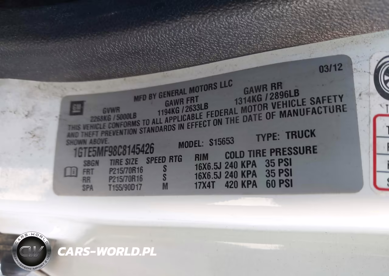 2012 GMC Canyon Sle1 VIN:1GTE5MF98C8145426 - 9