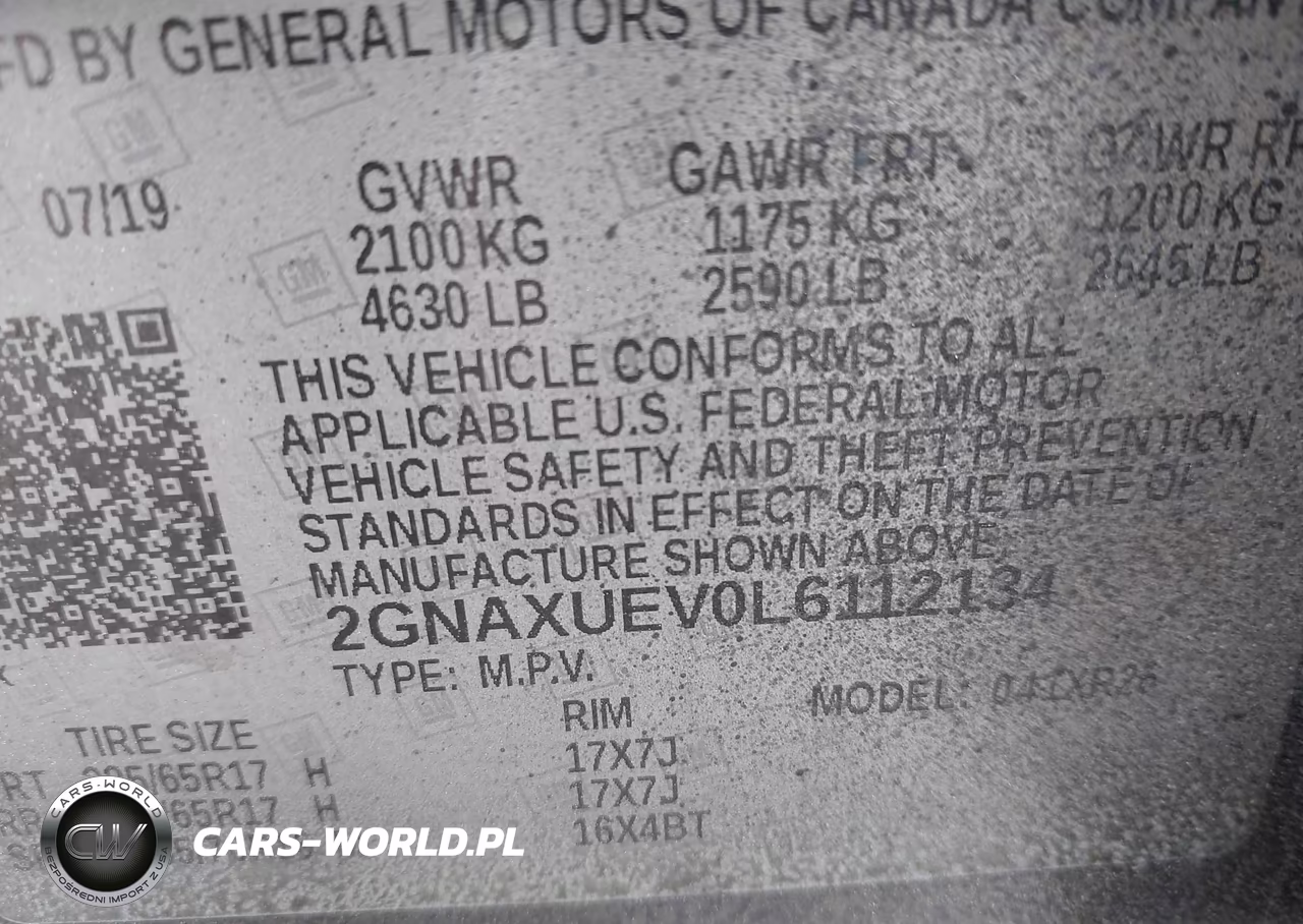 2020 Chevrolet Equinox Awd Lt 1.5L Turbo VIN:2GNAXUEV0L6112134 - 9