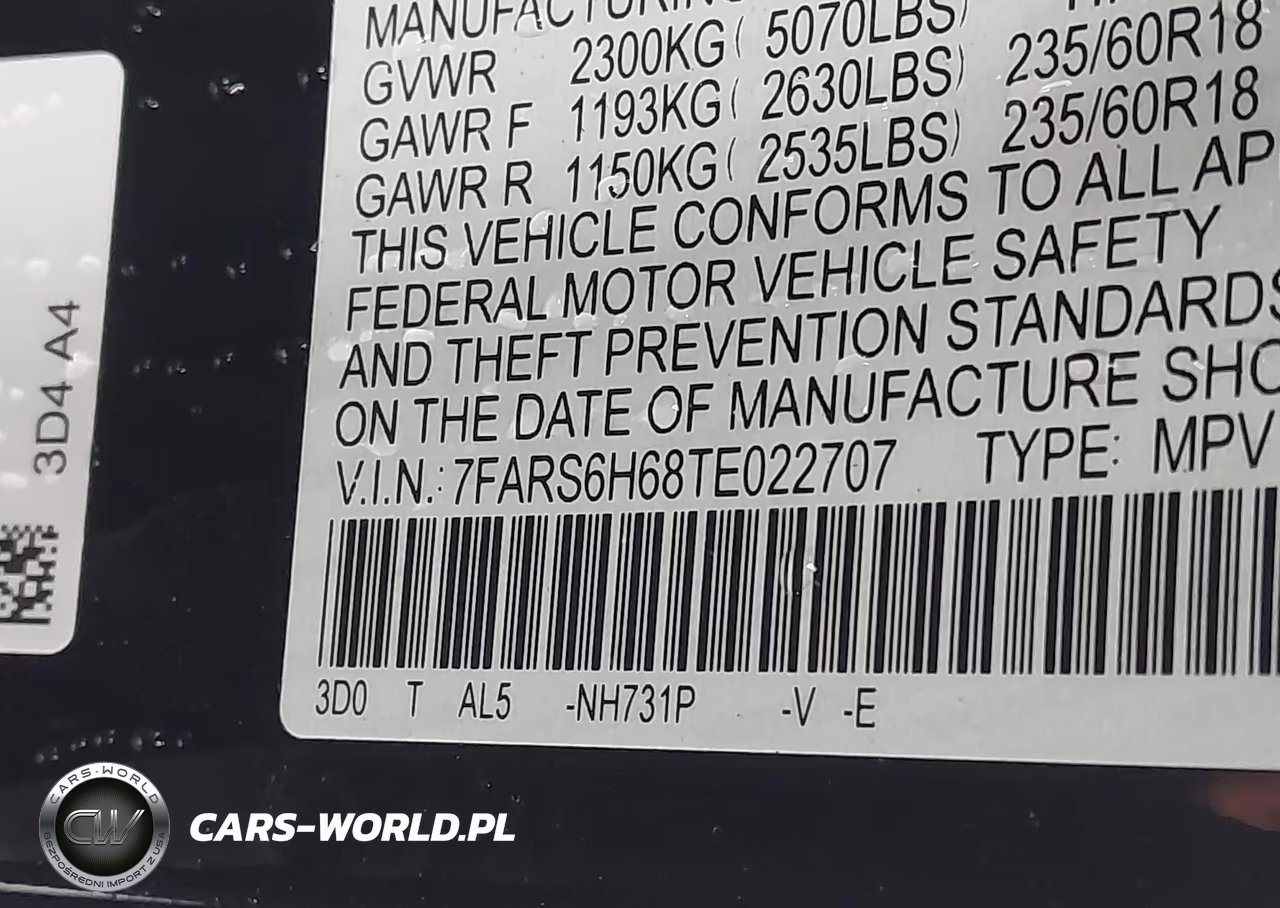 2026 Honda Cr-V Hybrid Awd Trailsport VIN:7FARS6H68TE022707 - 9
