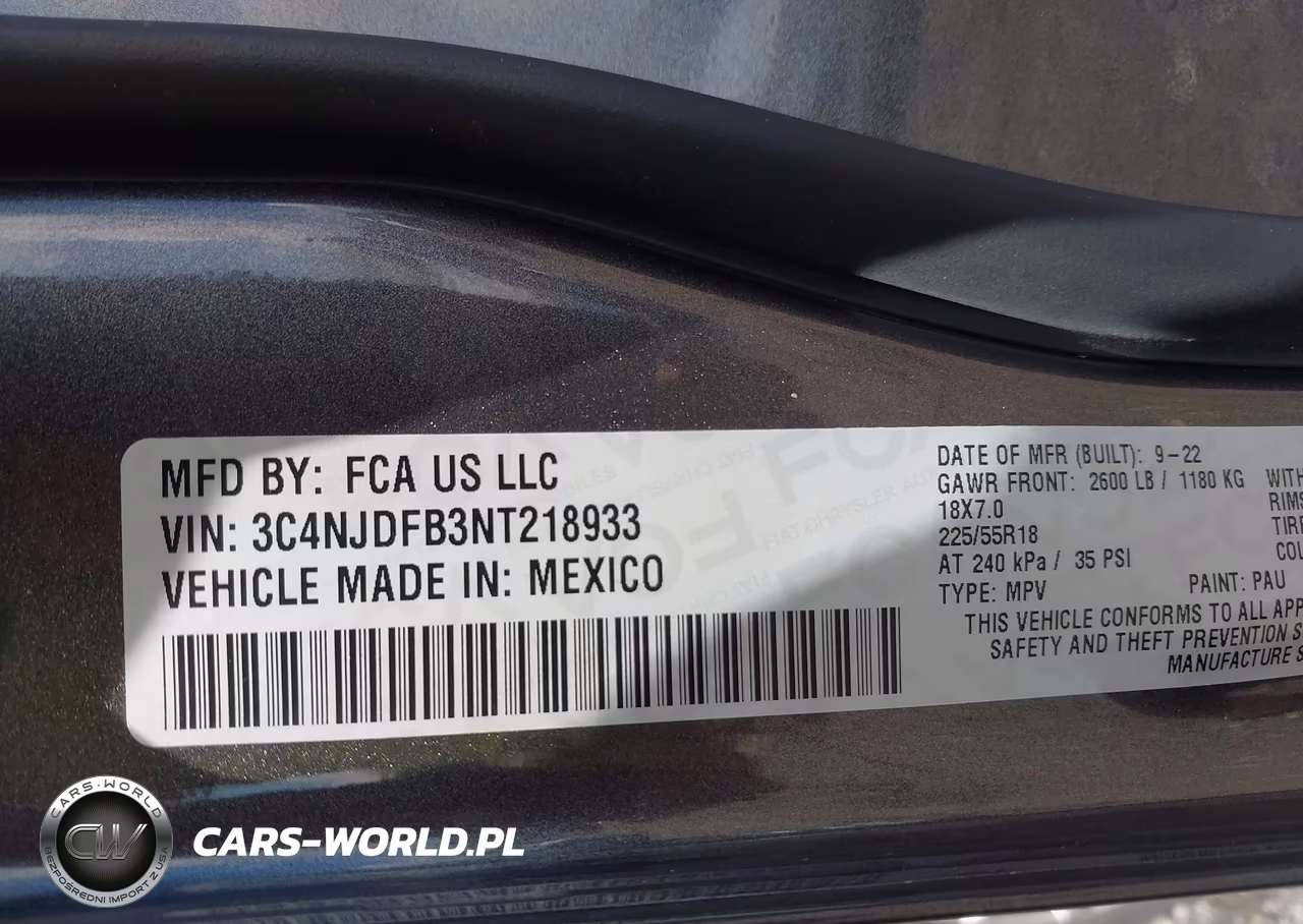 2022 Jeep Compass Latitude Lux 4X4 VIN:3C4NJDFB3NT218933 - 9