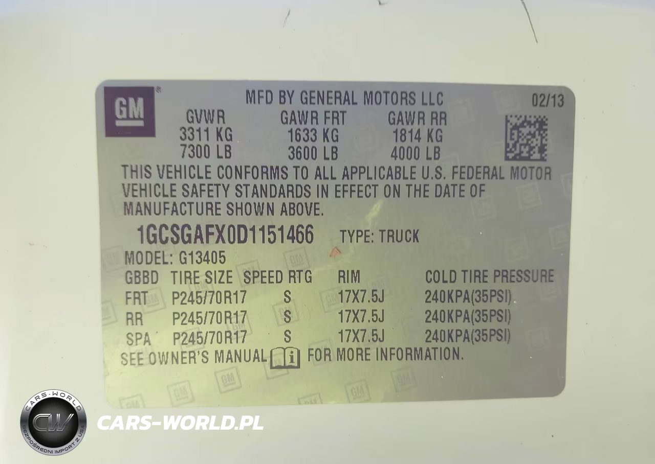 2013 Chevrolet Express 1500 Work Van VIN:1GCSGAFX0D1151466 - 9