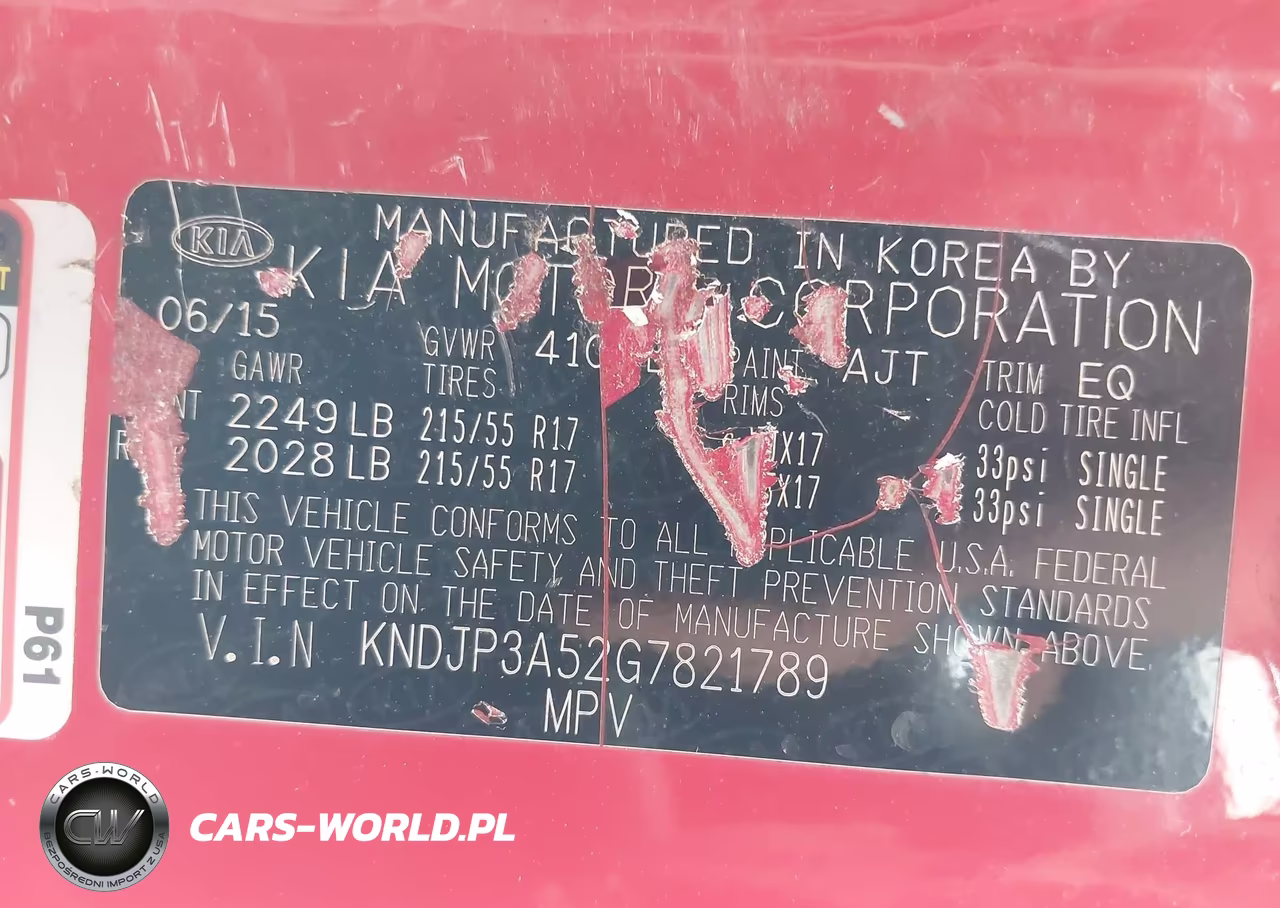 2016 Kia Soul + VIN:KNDJP3A52G7821789 - 9