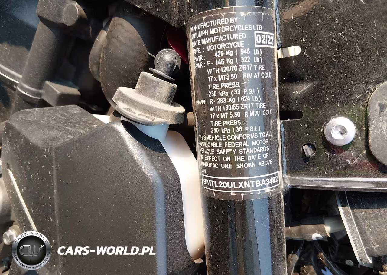2022 Triumph Motorcycle Tiger Sport 660 VIN:SMTL20ULXNTBA3492 - 10