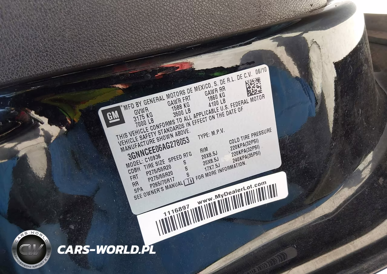 2010 Chevrolet Avalanche 1500 Ls VIN:3GNNCEE06AG278053 - 9