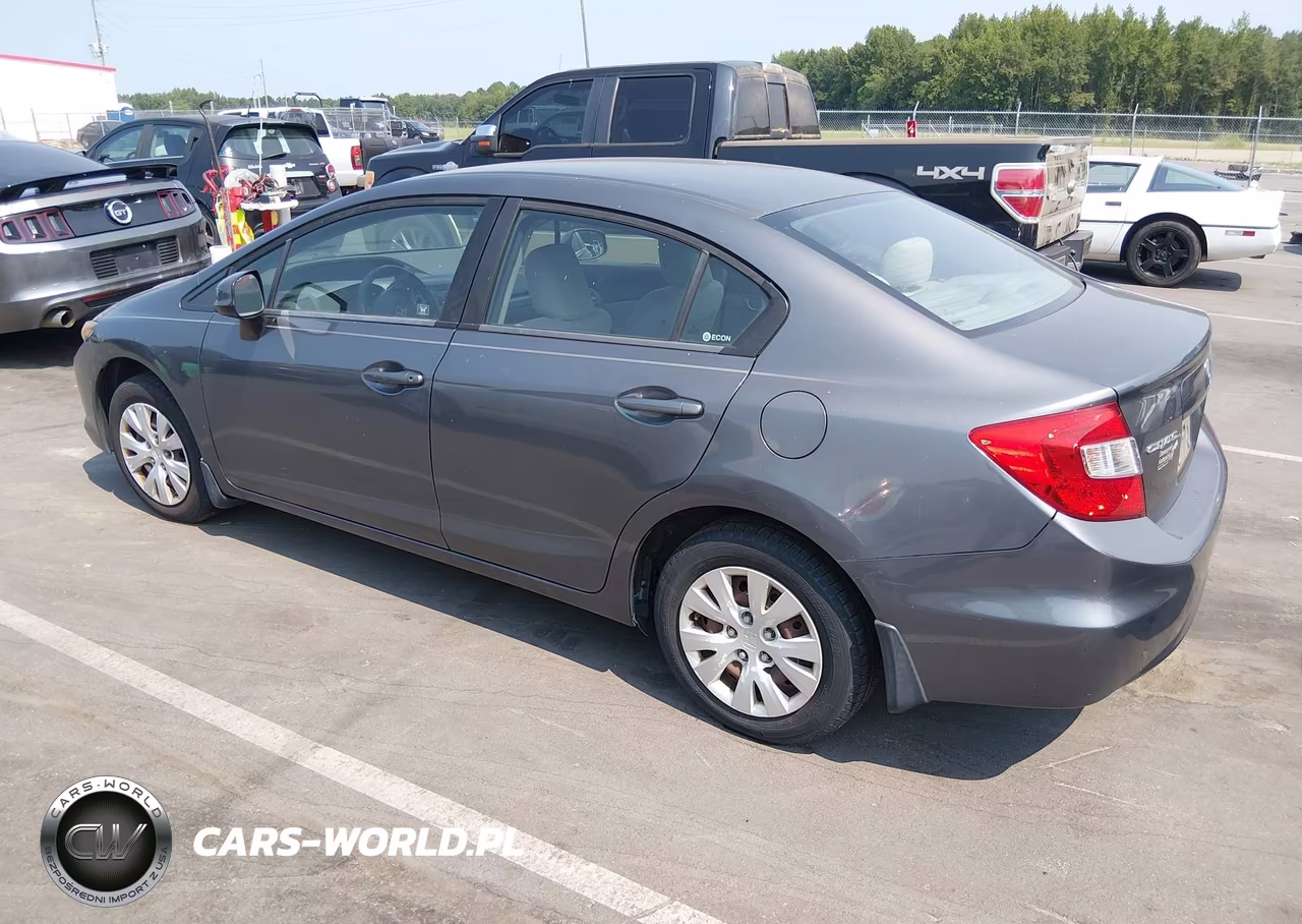 2012 Honda Civic Lx VIN:19XFB2F56CE025371 - 3