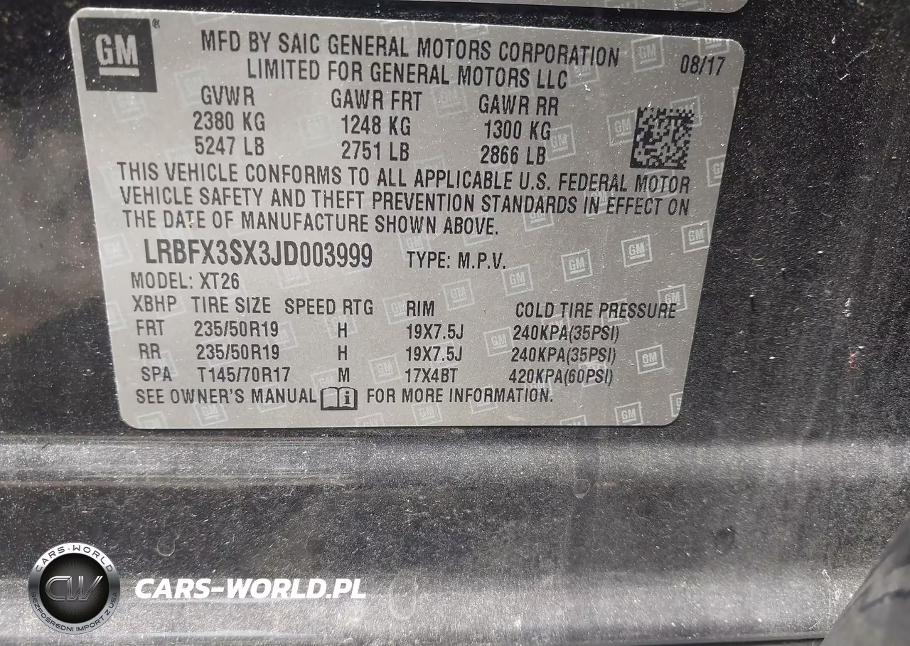 2018 Buick Envision Premium I VIN:LRBFX3SX3JD003999 - 9