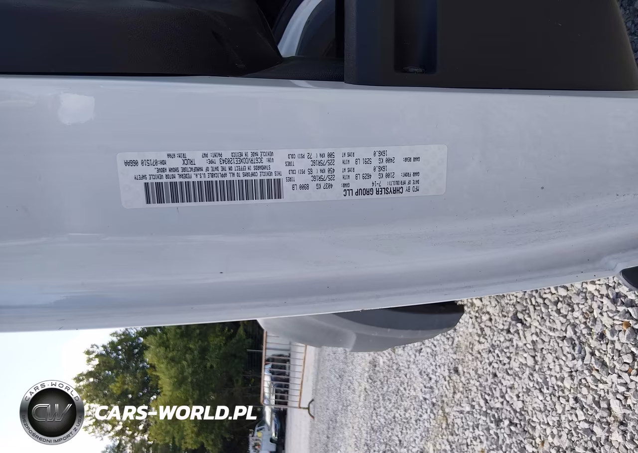 2014 Ram Promaster 2500 High Roof VIN:3C6TRVDDXEE120343 - 9