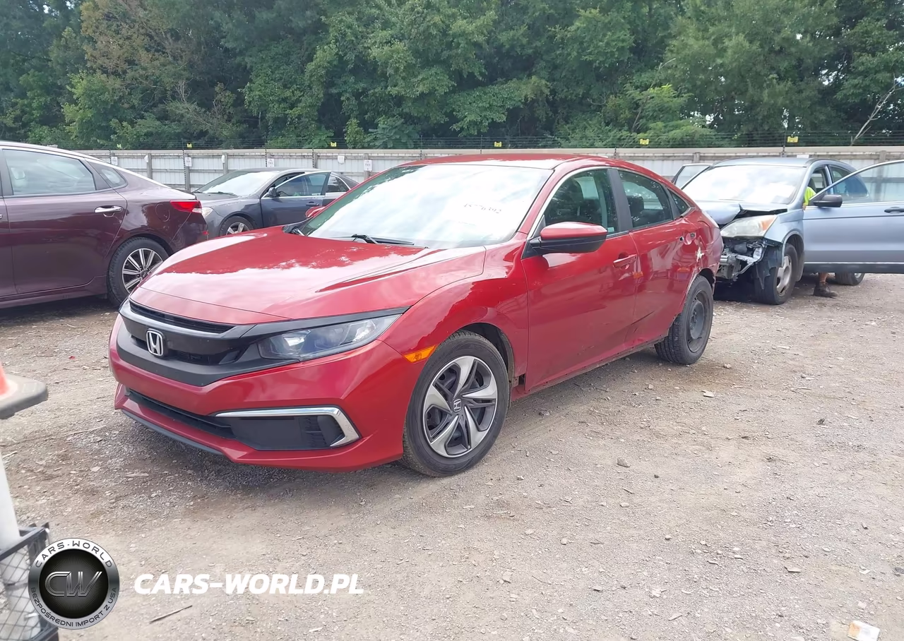 2020 Honda Civic Lx VIN:19XFC2F67LE003207 - 2