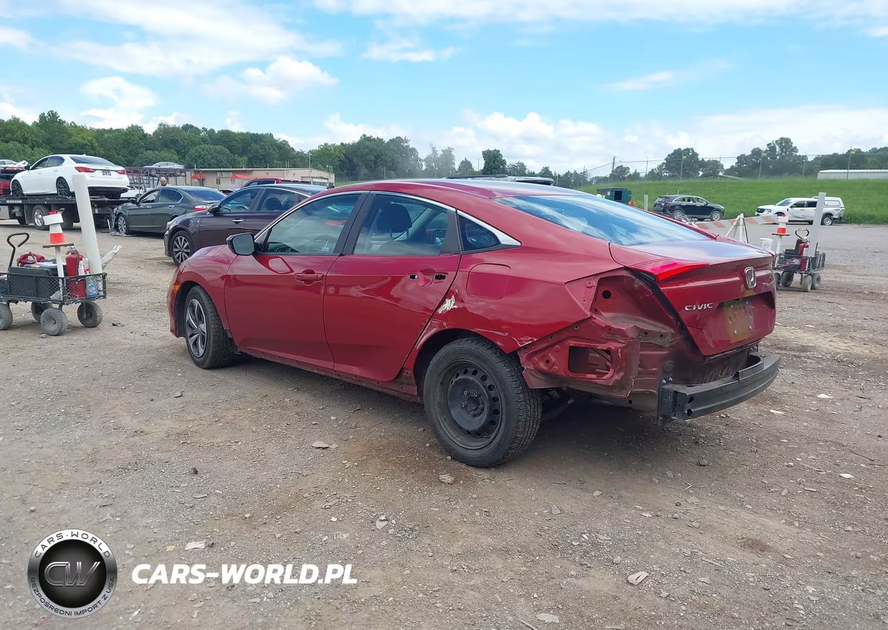 2020 Honda Civic Lx VIN:19XFC2F67LE003207 - 3