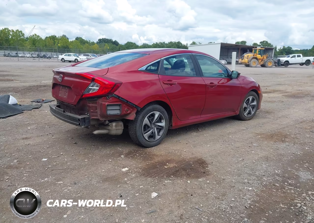 2020 Honda Civic Lx VIN:19XFC2F67LE003207 - 4