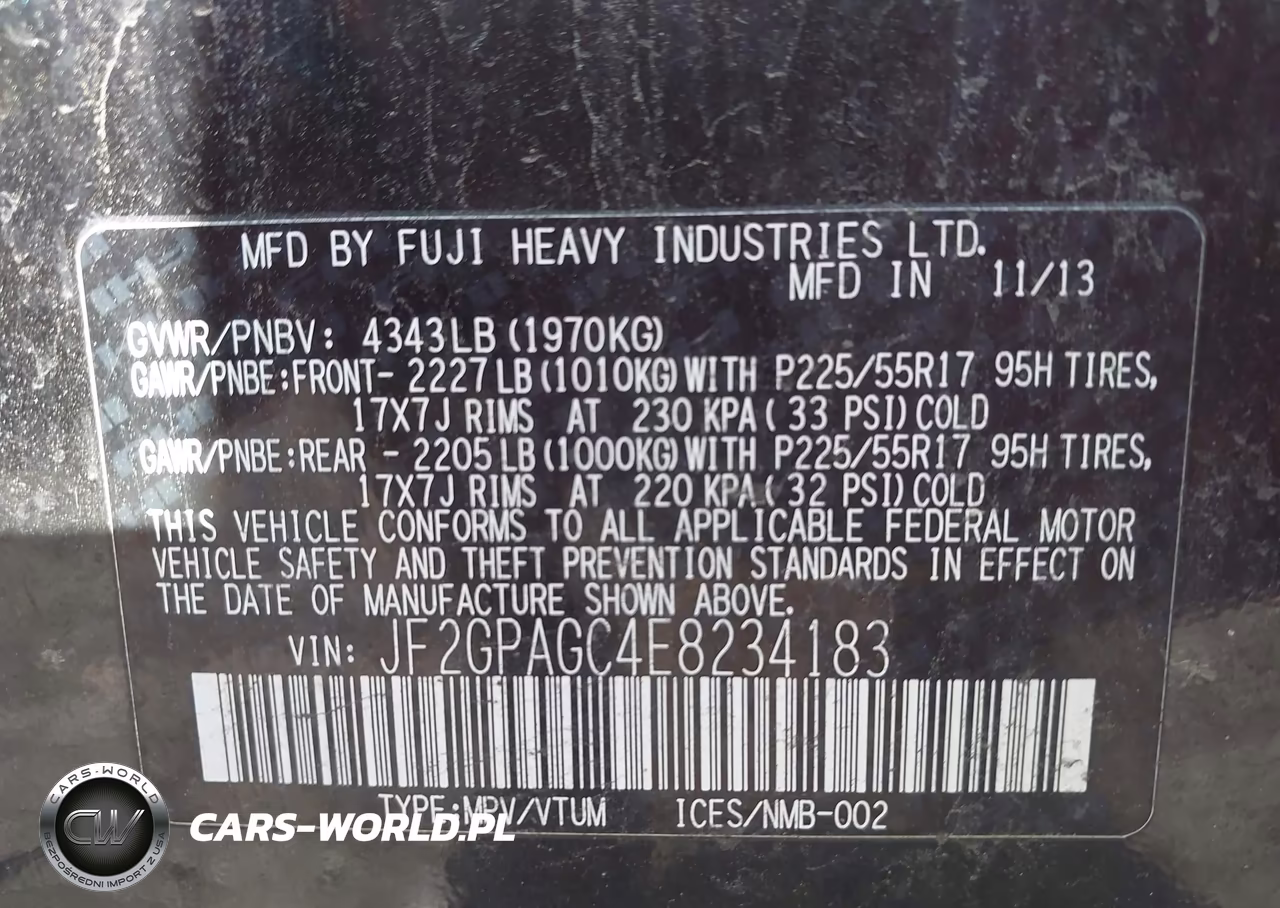 2014 Subaru Xv Crosstrek 2.0I Limited VIN:JF2GPAGC4E8234183 - 9