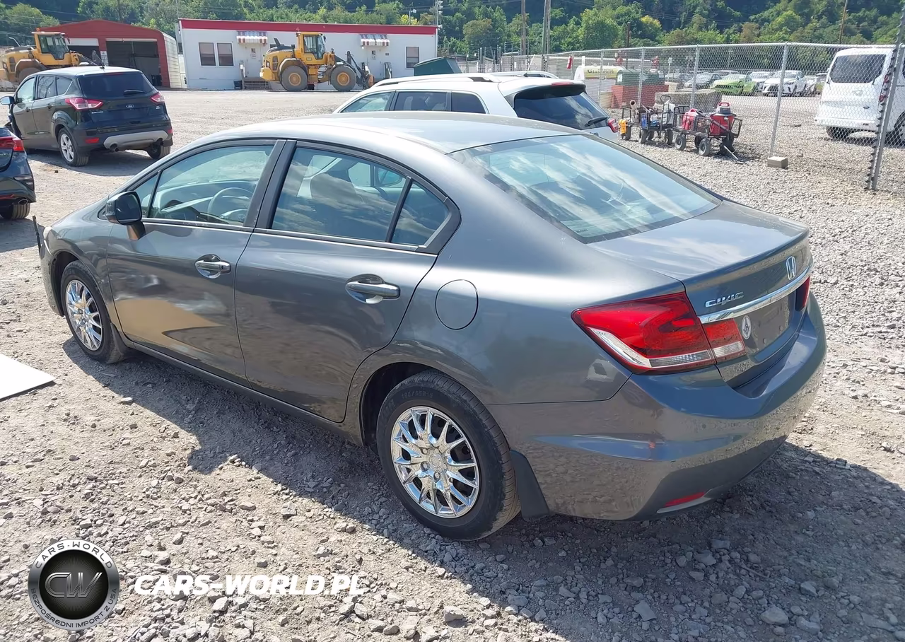2013 Honda Civic Lx VIN:19XFB2F54DE210410 - 3