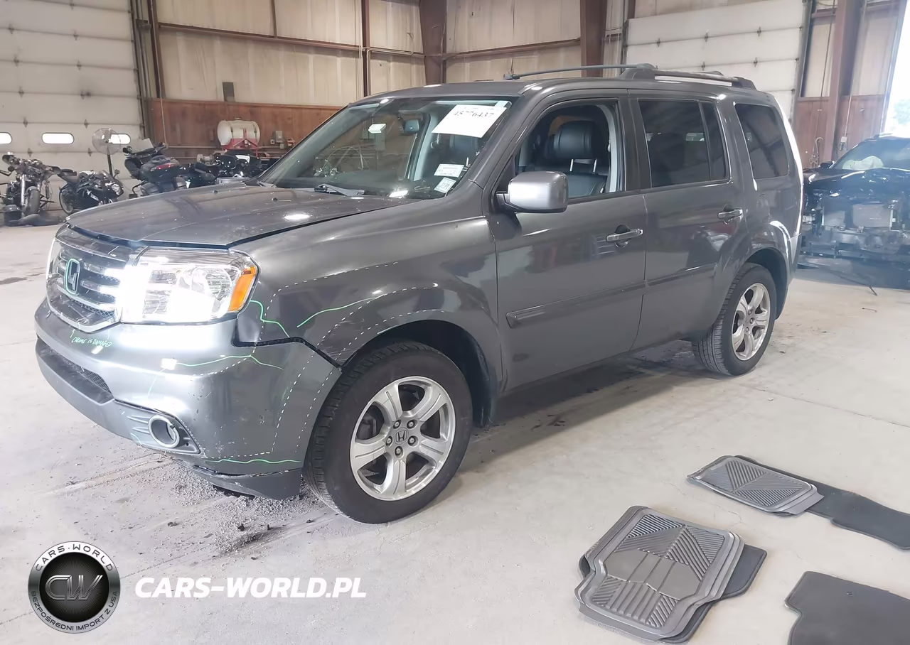 2013 Honda Pilot Ex-L VIN:5FNYF4H79DB015887 - 2