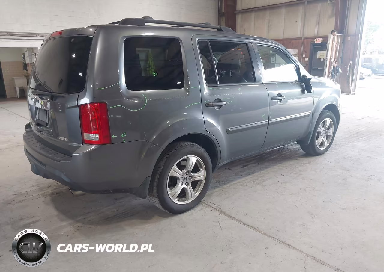 2013 Honda Pilot Ex-L VIN:5FNYF4H79DB015887 - 4