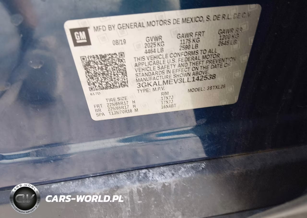 2020 GMC Terrain Fwd Sle VIN:3GKALMEV3LL142538 - 9