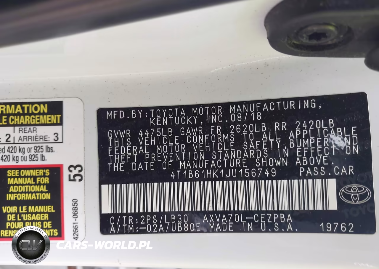 2018 Toyota Camry Xse VIN:4T1B61HK1JU156749 - 9