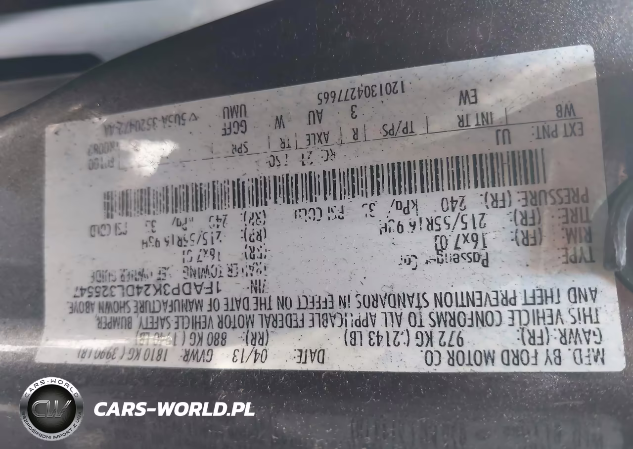 2013 Ford Focus Se VIN:1FADP3K24DL325547 - 9