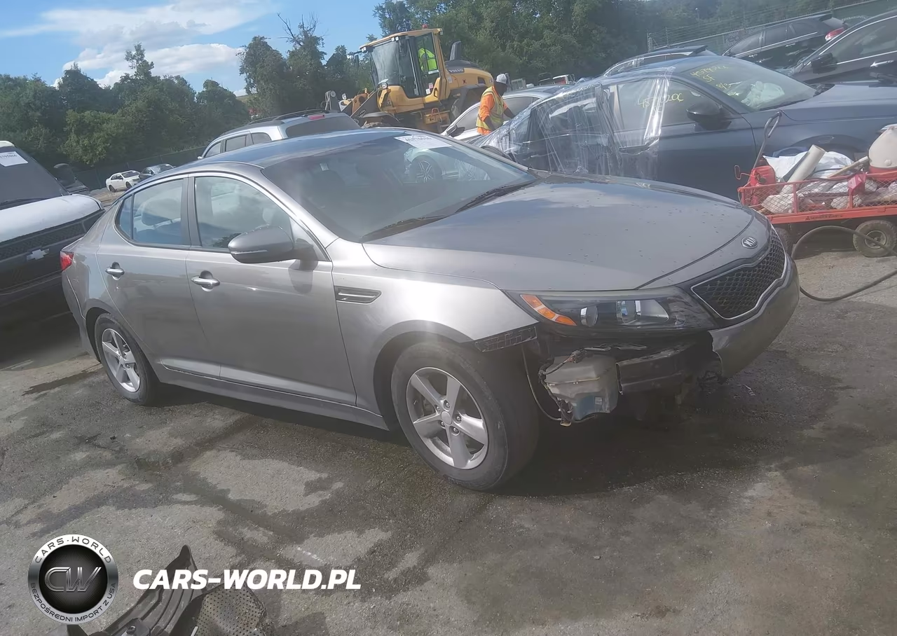 2014 Kia Optima Lx VIN:5XXGM4A78EG295554 - 1