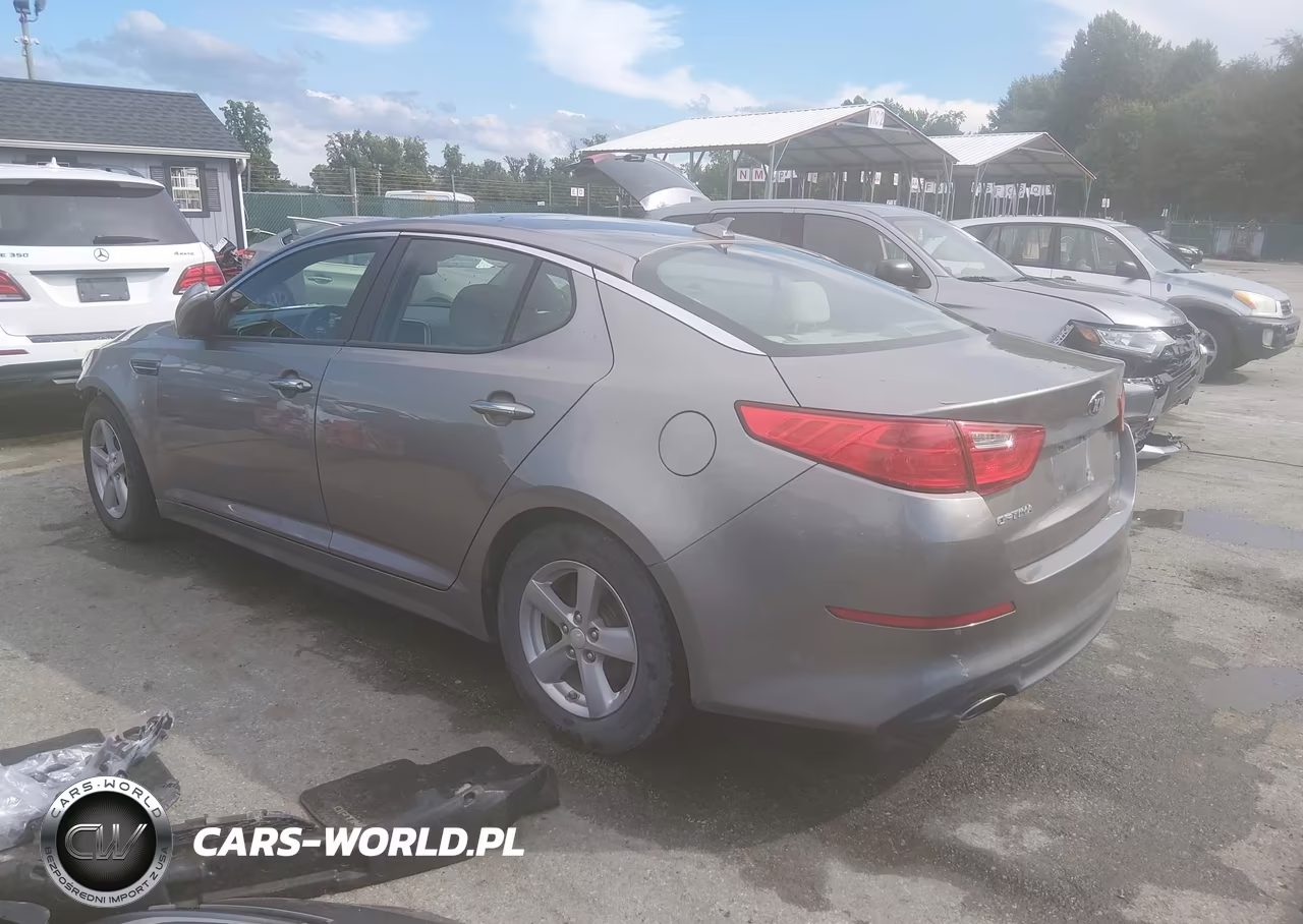 2014 Kia Optima Lx VIN:5XXGM4A78EG295554 - 3