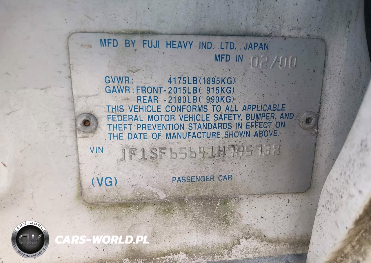 2001 Subaru Forester S VIN:JF1SF65641H705738 - 9