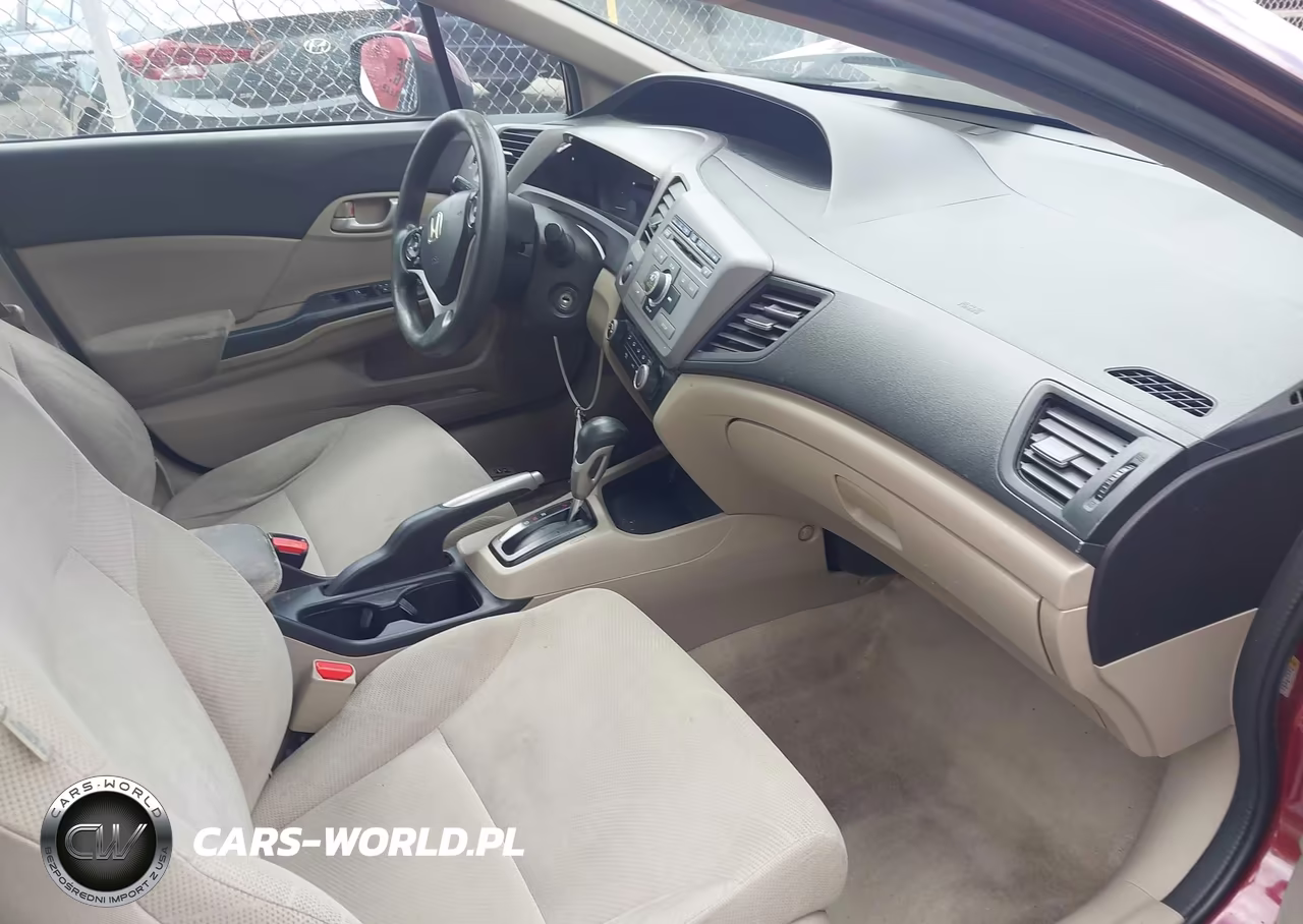 2012 Honda Civic Lx VIN:2HGFB2F53CH565296 - 5