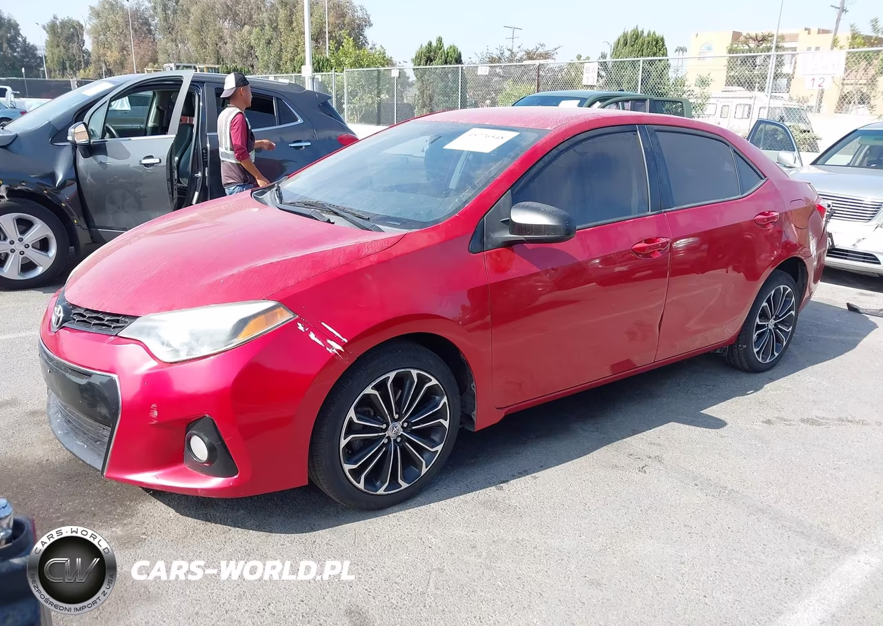 2015 Toyota Corolla S Plus VIN:5YFBURHE8FP353568 - 2