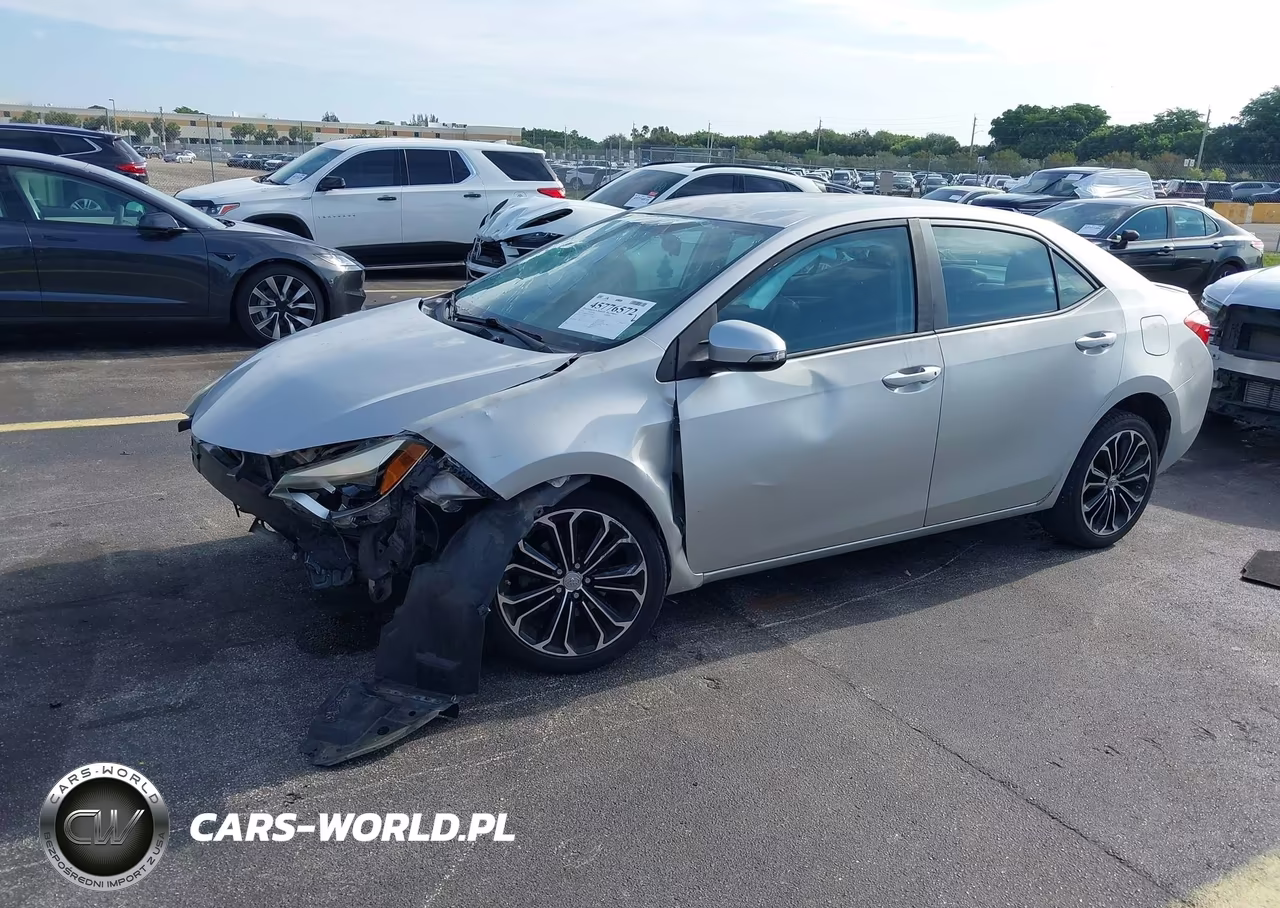 2014 Toyota Corolla S Plus VIN:5YFBURHE3EP134158 - 2