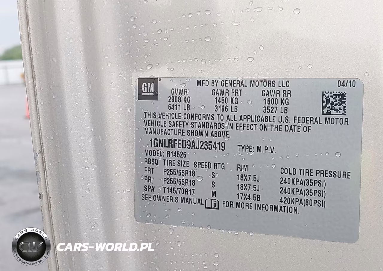 2010 Chevrolet Traverse Lt VIN:1GNLRFED9AJ235419 - 17