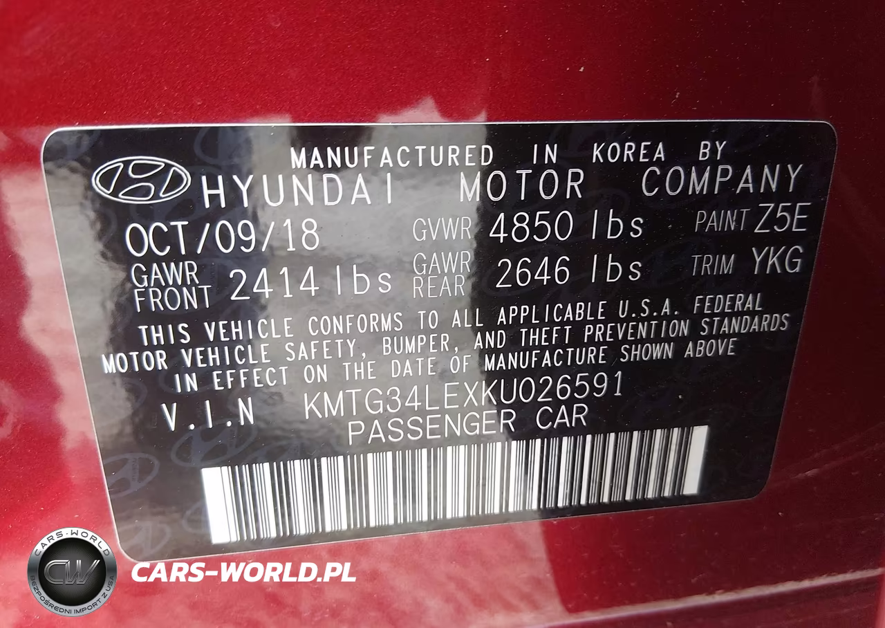 2019 Genesis G70 3.3T Advanced VIN:KMTG34LEXKU026591 - 9