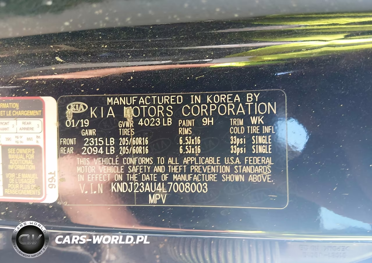 2020 Kia Soul S VIN:KNDJ23AU4L7008003 - 9