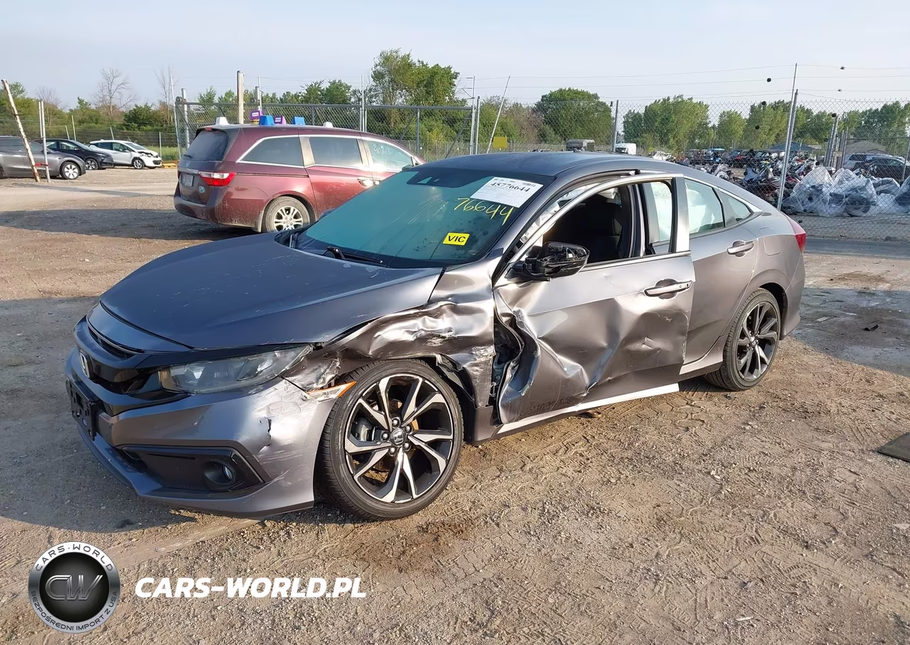 2019 Honda Civic Sport VIN:2HGFC2F84KH547184 - 2