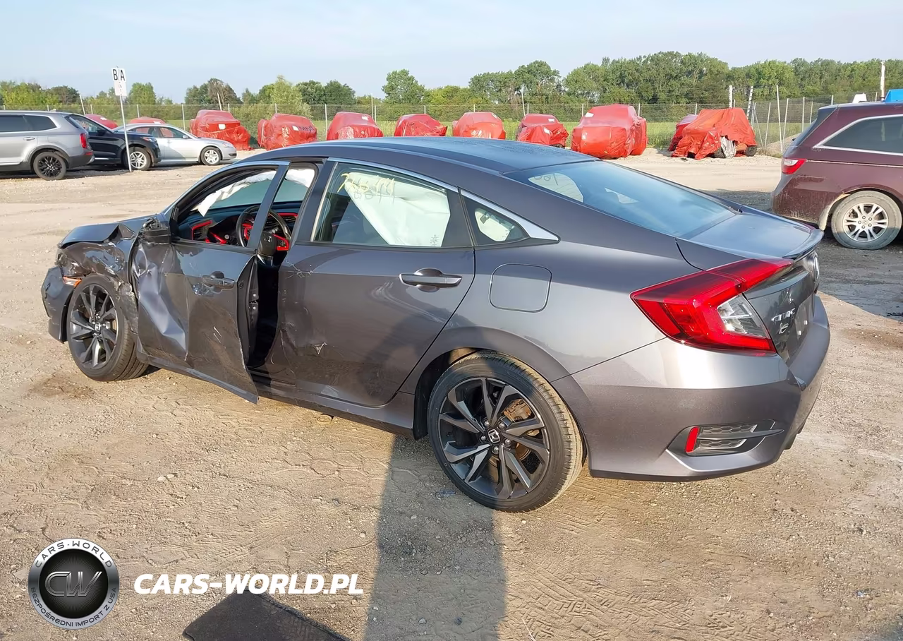 2019 Honda Civic Sport VIN:2HGFC2F84KH547184 - 3