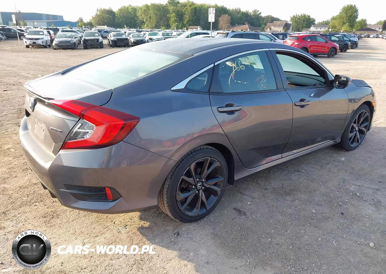2019 Honda Civic Sport VIN:2HGFC2F84KH547184 - 4