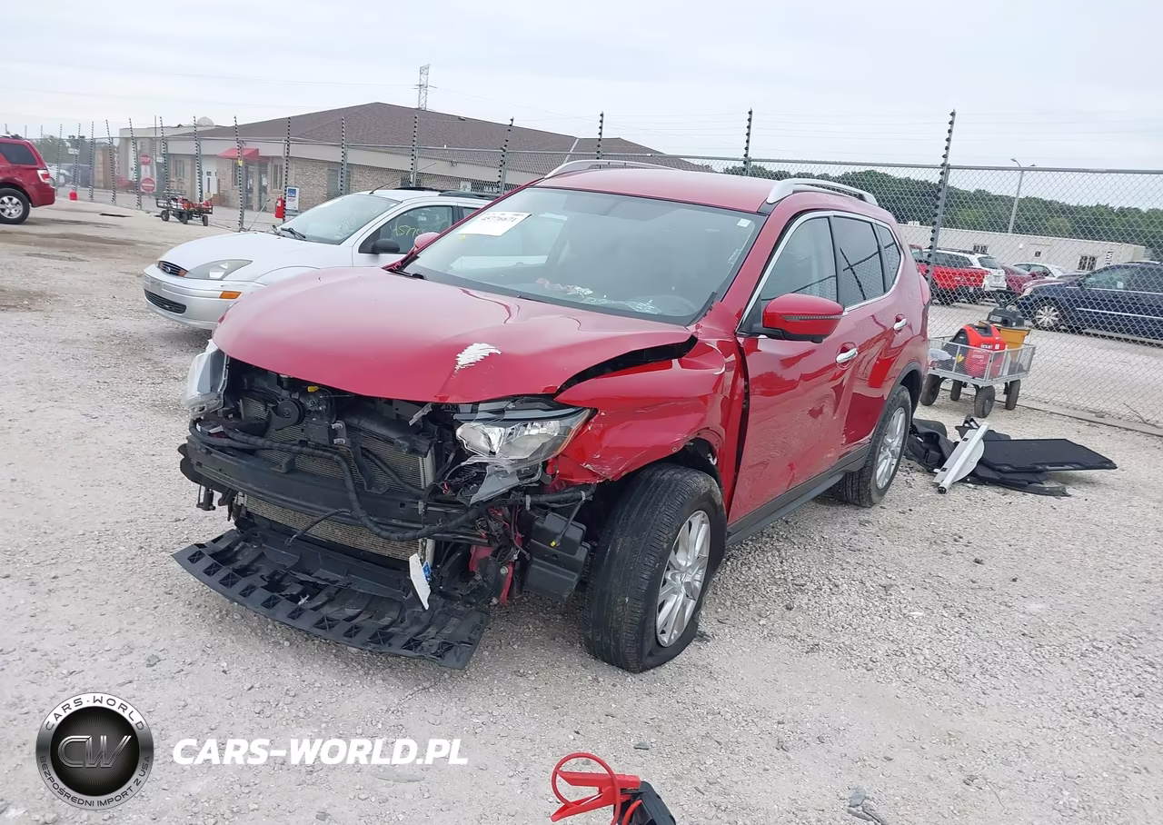 2017 Nissan Rogue Sv VIN:JN8AT2MV0HW284398 - 2
