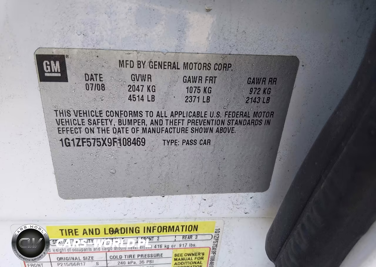 2009 Chevrolet Malibu Hybrid VIN:1G1ZF575X9F108469 - 9