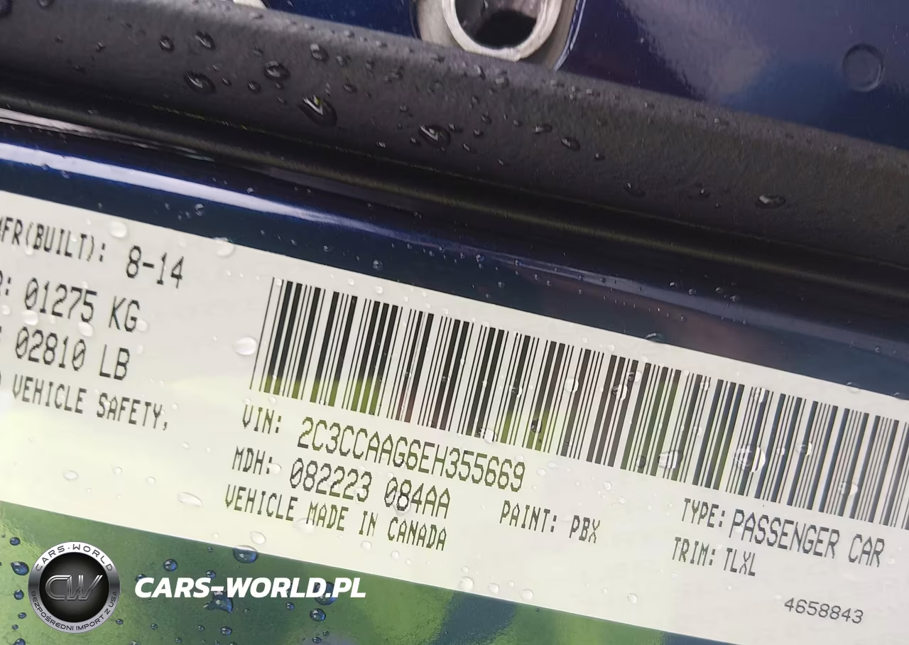 2014 Chrysler 300 VIN:2C3CCAAG6EH355669 - 9