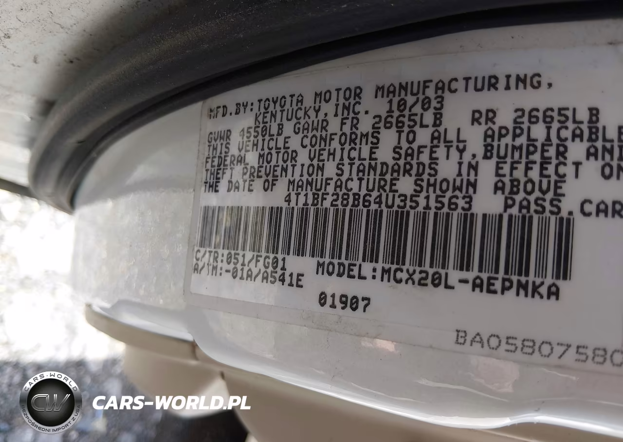 2004 Toyota Avalon Xl VIN:4T1BF28B64U351563 - 9