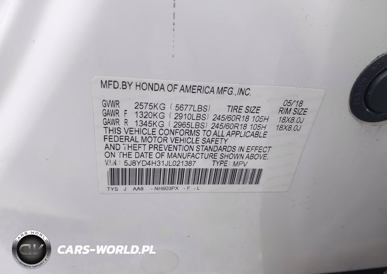 2018 Acura Mdx VIN:5J8YD4H31JL021387 - 9