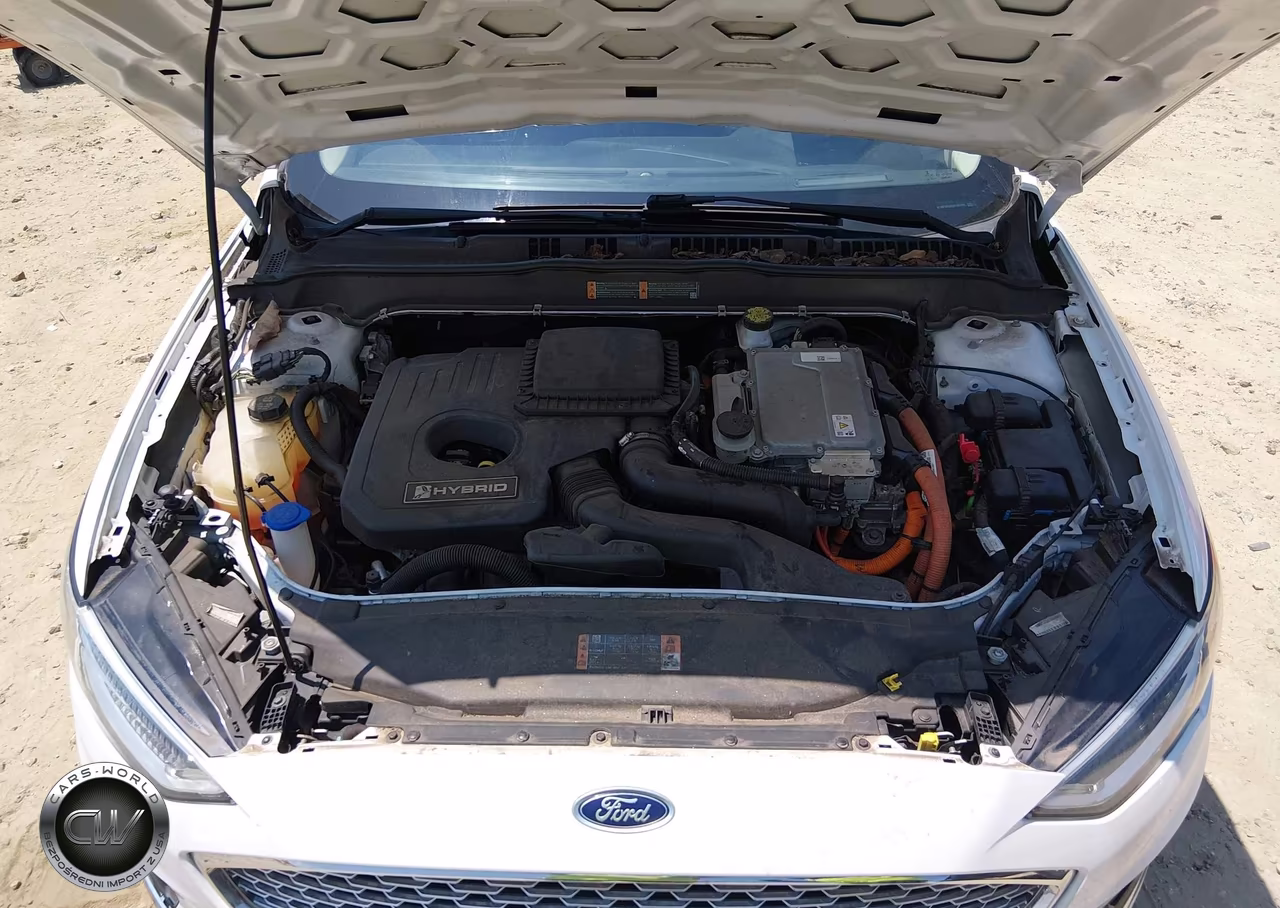2019 Ford Fusion Hybrid Titanium VIN:3FA6P0RU8KR105583 - 10