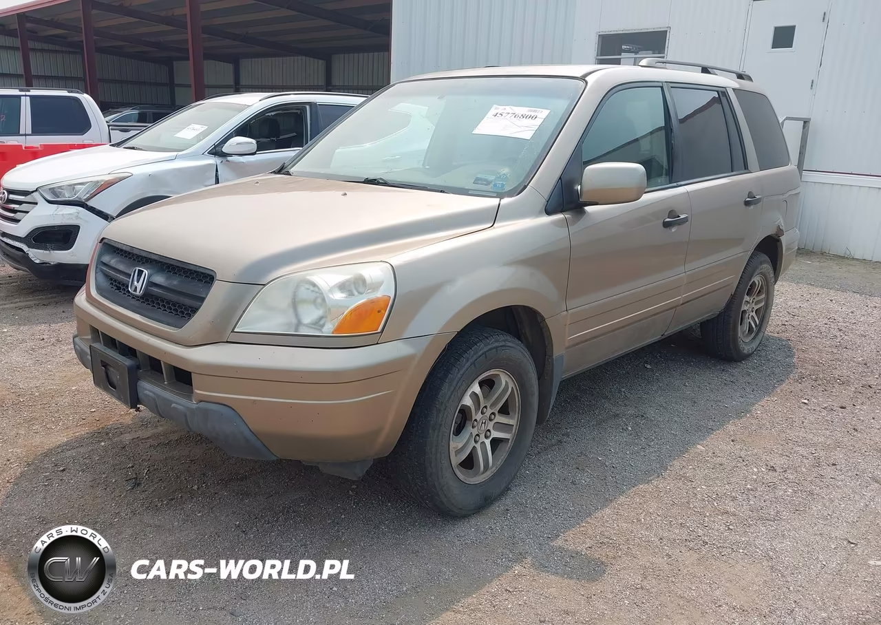 2005 Honda Pilot Ex-L VIN:2HKYF18535H521991 - 2
