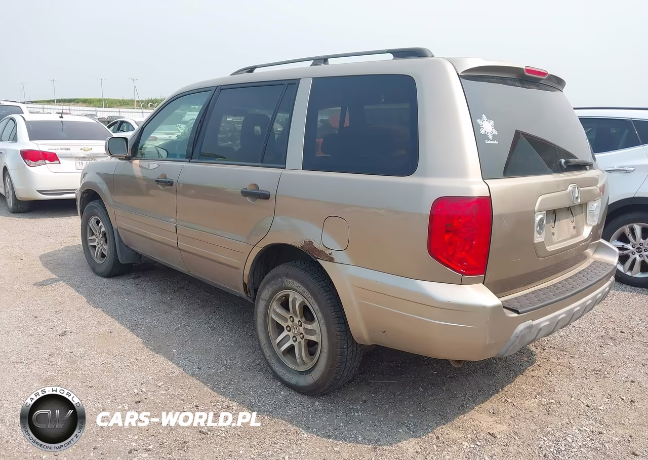 2005 Honda Pilot Ex-L VIN:2HKYF18535H521991 - 3