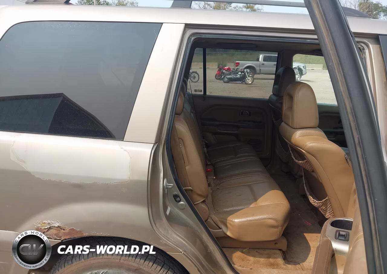2005 Honda Pilot Ex-L VIN:2HKYF18535H521991 - 8